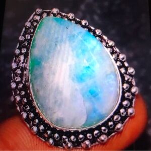 Quantum Quattro Stamped 925 Sterling Silver Ring